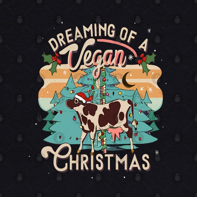 I'm Dreaming of a Vegan Christmas Funny Men Women by rhazi mode plagget